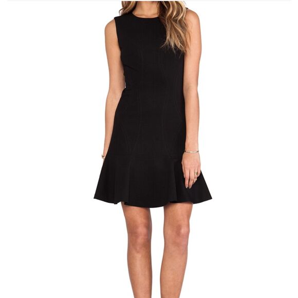 DIANE VON FURSTENBERG Jaelyn Fit and Flare Mini Dress‎ Sz 4 - Picture 1 of 5